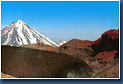 Вершина Авачинского(на заднем плане - Корякский вулкан)